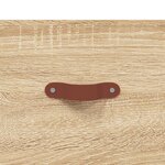 vidaXL Table basse Chêne sonoma 50x50x40 cm Bois d'ingénierie