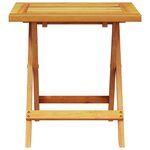 vidaXL Chaises longues lot de 2 avec table bois massif d'acacia