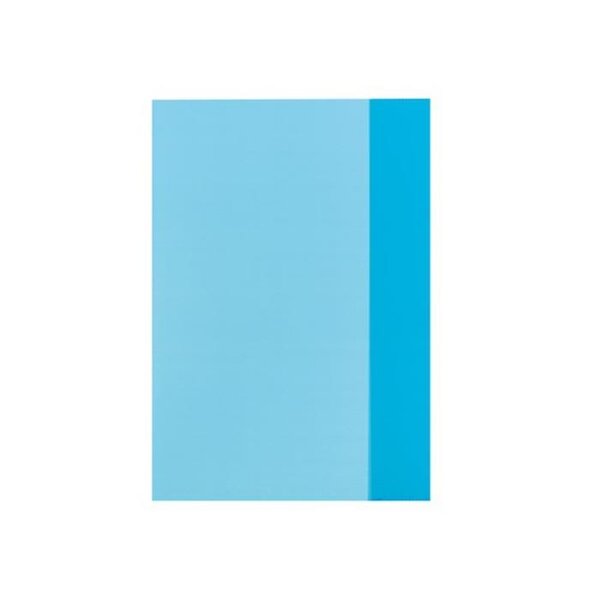 Protège-cahiers, format A4, en PP, bleu transparent HERLITZ
