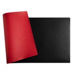Sous Main Souple Pu Bicolore - 35x60cm - Noir/rouge - Exacompta