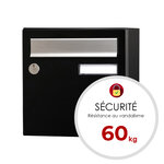 Boite aux lettre  Allure compact noir 9005M