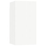 vidaXL Ensemble de meubles TV 4 Pièces Blanc Bois d'ingénierie