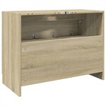 vidaXL Armoire d'évier chêne sonoma 78x37x59 cm bois d'ingénierie