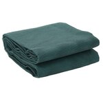 vidaXL Tapis de sol de camping vert 3x3 m