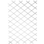 Nature Palissade de jardin 50 x 150 cm PVC Blanc