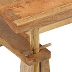Vidaxl table à dessin bois de manguier massif 116 x 50 x 76 cm