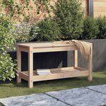 vidaXL Banc de jardin 82 5x35x45 cm bois massif de pin