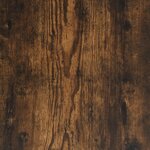 vidaXL Table de chevet chêne fumé 40x41x60 cm bois d'ingénierie