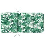 vidaXL Coussin tropical à motif de feuilles Motif de feuilles Polyester