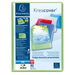 Protège-documents En Polypropylène Semi-rigide Kreacover® Chromaline 160 Vues - A4 - Couleurs Assorties - X 8 - Exacompta