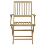 vidaXL Ensemble à manger de jardin 7 Pièces Bois d'acacia solide