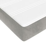 vidaXL Matelas de lit à ressorts ensachés 160x210x20 cm velours