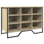 vidaXL Armoire à chaussures chêne sonoma 90x38x61 5 cm bois ingénierie