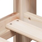 vidaXL Lit superposé sans matelas 80x200 cm bois de pin massif