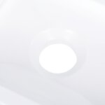 vidaXL Lavabo 400x220x90 mm SMC Blanc