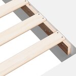 vidaXL Cadre de lit sans matelas blanc 90x200 cm