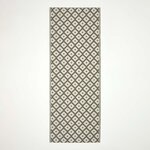 Tapis extérieur terrasse réversible - Tapis de jardin imperméable et résistant UV - May - Gris - 75x200 cm - HOMESCAPES
