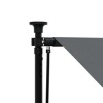 vidaXL Auvent rétractable anthracite 400x150 m tissu et acier