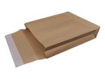 Lot de 10 enveloppes pochettes kraft armé à soufflet marron 260 x 330 + 70 mm