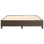 vidaXL Cadre de lit Marron 180x200 cm Similicuir