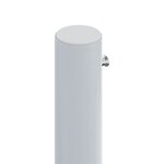 vidaXL Auvent latéral rétractable Rouge 180x1000 cm