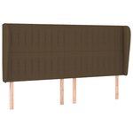 vidaXL Sommier à lattes de lit avec matelas Marron foncé 160x200 cm