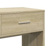 vidaXL Coiffeuse avec miroir chêne sonoma 80x39x80 cm