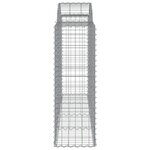 vidaXL Paniers à gabions arqués 11 Pièces 200x50x120/140 cm Fer galvanisé