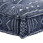 Coussin de palette vidaXL Indigo 120x80x12 cm en tissu