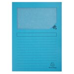 Paquet De 10 Chemises À Fenêtre Super 160g/m2 - 22x31cm - Couleurs Assorties - X 10 - Exacompta
