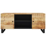 vidaXL Meuble TV 105x33x46 cm Bois massif de manguier