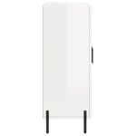 vidaXL Buffet Blanc brillant 69 5x34x90 cm Bois d'ingénierie