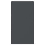 vidaXL Buffet anthracite 99x39x73 cm acier
