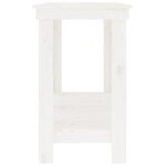 vidaXL Banc de travail Blanc 140x50x80 cm Bois de pin massif