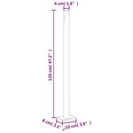 vidaXL Auvent latéral rétractable Anthracite 200x600 cm