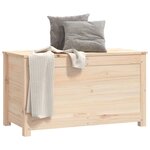 vidaXL Boîte de rangement 80x40x45 5 cm Bois massif de pin