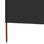vidaXL Paravent 3 panneaux Tissu 400 x 160 cm Anthracite