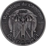 Pièce de monnaie en Argent 1000 Francs g 31.1 (1 oz) Millésime 2025 Creatures of Nocturne RAVEN