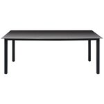 vidaXL Meubles à dîner de jardin et coussins 7 Pièces Poly rotin Marron