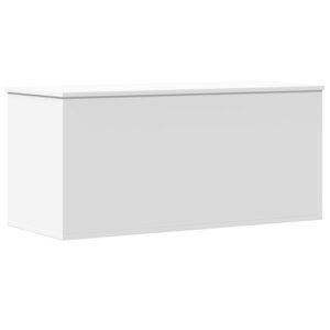 vidaXL Boîte de rangement blanc 100x42x46 cm bois d'ingénierie