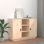 vidaXL Buffet 100x40x75 cm Bois massif de pin