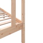 vidaXL Cadre de lit sans matelas bois de pin massif