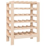 vidaXL Casier à vin 61 5x30x82 cm Bois de pin massif