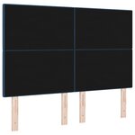 vidaXL Tête de lit LED Bleue 80 cm en tissu