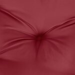 vidaXL Coussin de palette rouge bordeaux 60x40x12 cm tissu