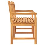 vidaXL Banc de jardin 3 places avec table 150 cm bois de teck massif