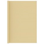 vidaXL Tapis de tente beige 250x200 cm PEHD