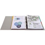 Classeur à Levier Prem'Touch Polypro Int / Ext Dos 80 mm Renforcé gris foncé EXACOMPTA