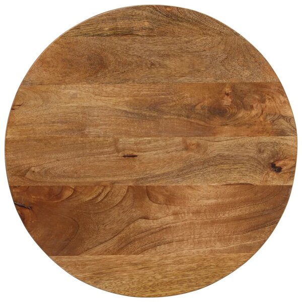 vidaXL Dessus de table Ø 60x3 8 cm rond bois de manguier massif