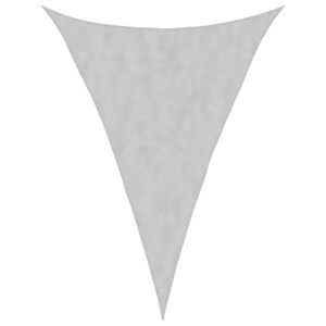 vidaXL Voile d'ombrage gris clair 5x7x7 m 100  polyester oxford